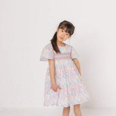 ロレッタ・ハンドスモックドレス